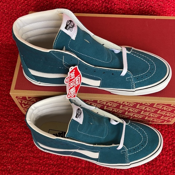 Vans Sk8-Hi Blue Coral/True White MENS - Picture 3 of 16